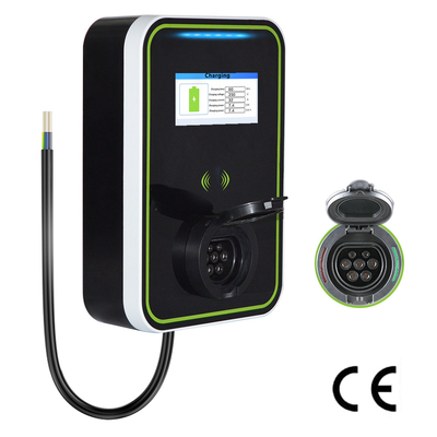 APP 16A/32A車の充満壁が付いているEV-HB Wallboxの電気自動車の充電器銃の基盤箱
